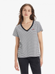 Футболка бавовняна жіноча Levi's Perfect Vneck 85341-0004 M Annalise Stripe (5400816655039) - зображення 3