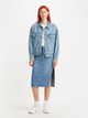 Spódnica ołówkowa damska jeansowa Levi's Side Slit Skirt A4711-0000 26 Niebieska (5401105466039) - obraz 3