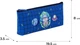 Пенал Kite Rick & Morty 8x19.5x3.5 см Синій (RM24-680-1) - зображення 3