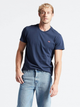 Koszulka męska bawełniana Levi's Ss Original Hm Tee 56605-0017 L Granatowa (5400599852335) - obraz 1