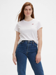 Koszulka damska bawełniana Levi's Perfect Tee 39185-0006 XS Biała (5400599006592) - obraz 1