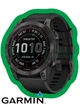 Титановые часы с солнечной батареей Garmin Fenix 7 Sapphire Solar DLC (010-02540-35) черные с силиконовым ремешком - изображение 2
