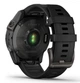 Титановые часы с солнечной батареей Garmin Fenix 7 Sapphire Solar DLC (010-02540-35) черные с силиконовым ремешком - изображение 7