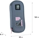 Пенал Kite Fluff you 22x8.5x4.5 см Сірий (K24-599-8) - зображення 3