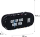 Пенал Kite Get up and have fun 22x8.5x4.5 см Чорний (K24-599-10) - зображення 3