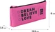 Пенал Kite Dream believe love 8x19.5x3.5 см Рожевий (K24-680-10) - зображення 3