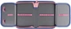 Пенал-книжка Kite Purple Chequer 20x14x3.9 см Фіолетовий (K24-622-3) - зображення 6