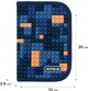 Пенал-книжка Kite Blocks 20x14x3.9 см Синій (K24-622-8) - зображення 3