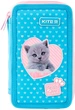 Пенал-книжка Kite Studio Pets 20x12x4.3 см Блакитний (SP24-623) - зображення 1