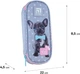 Пенал Kite Studio Pets 22x8.5x4.5 см Сірий (SP24-599) - зображення 3