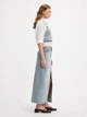 Юбка джинсовая длинная летняя прямая женская Levi's Ankle Column Skirt A7512-0000 25 Голубая (5401128874576) - изображение 4