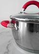 Кастрюля Pepper Begonia PR-1111-18 18 см 2.4 л (BP127017) - изображение 3