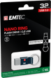 Флеш пам'ять USB Emtec Nano Ring T100 32GB USB 3.2 Black (ECMMD32GT103) - зображення 3