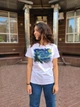 Футболка женская белая TiBi print Ван Гог "Звездная Ночь" XS - изображение 2
