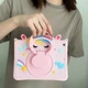Чехол детский Silikon Power с подставкой и ремешком Apple iPad 5 (2017) 9.7" Единорог Pink - изображение 6