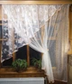 Занавеска готовая короткая кухонная Фаина молочна веточка пресик левая 170*280 см - изображение 4