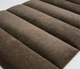 Самоклеящиеся мягкая стеновая панель Soft Pan 15х90x3,7 см велюр матовый шоколад (159019) - изображение 2
