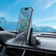 Тримач HOCO Precious magnetic wireless fast charging car holder HW20 Black - зображення 7