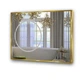 Зеркало DOLYANA GOLD в алюминиевой раме с подсветкой LED (1200x600x30) - изображение 2