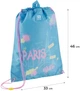 Сумка для взуття Kite In Paris 46x33 см Блакитна (K24-600M-5) - зображення 4