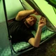 Намет Naturehike Pyramid I (1-місний) 20D nylon NH17T030-L темно-зелений - зображення 2
