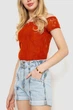 Топ женский однотонный, цвет терракотовый, 244R160, XS - изображение 3