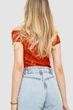 Топ женский однотонный, цвет терракотовый, 244R160, XS - изображение 4