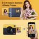 Фотокамера мгновенной печати Kodak Mini Shot 3 Retro Yellow / 8 фото - изображение 6