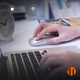 Мышь беспроводная INPHIC M1Pro с подключением USB 2.4ГГц + Bluetooth, аккумулятором, 2400 DPI, серебро - изображение 7