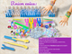 Дитячий набір для плетіння браслетів із гумок з аксесуарами Rainbow Loom 9000шт (426498810) - зображення 3