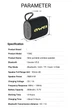 Портативна колонка Bluetooth Awei Y382 Чорна - зображення 8
