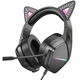 Наушники накладные Borofone BO106 Cute cat Phantom Cat - изображение 3