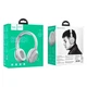 Наушники беспроводные Hoco W33 с микрофоном |BT5.0/AUX/15h|Wireless Grey - изображение 4