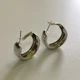 Серьги-кольца Honey Fashion Accessories серебристый (12-95) - изображение 4