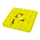 Коврик для поиска корма WAUDOG Silicone, 205х205х17 мм, желтый - изображение 4