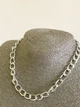 Масивне кольє-ланцюг «Urban Statement» Honey Fashion Accessories сріблястий (12092) - зображення 6