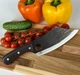Универсальный кухонный нож шеф повара King Cary Santoku Kitchen 25 см нож топорик из нержавейки (2176) - изображение 4