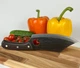 Универсальный кухонный нож шеф повара King Cary Santoku Kitchen 25 см нож топорик из нержавейки (2176) - изображение 5