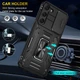 Ударостійкий чохол Camshield Army Ring Samsung Galaxy S20 FE Чорний - зображення 2