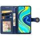 Кожаный чехол-книжка GETMAN Gallant (PU) для Xiaomi Redmi Note 9s / Note 9 Pro / Note 9 Pro Max Синий - изображение 2