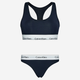 Комплект (топ + трусики-танга) жіночий Calvin Klein Underwear 000QF6703E-0PP L Чорний (8720107899285) - зображення 3