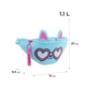 Сумка на пояс бананка дитяча Kite Sunny Cat, для дівчаток, блакитний (K24-2577-1) - зображення 2