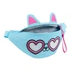 Сумка на пояс бананка дитяча Kite Sunny Cat, для дівчаток, блакитний (K24-2577-1) - зображення 6