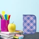 Пенал твердый Kite Purple Chequer, 1 отдел., 2 отв., без наполнения (K24-622-3) - изображение 8