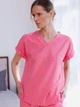 Футболка бавовняна жіноча Leinle 1133 XL Рожева (4821133690195) - зображення 1