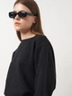 Свитшот женский ROZA 231024 XL Черный (4824005691508) - изображение 4