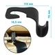 Автомобильный крючок держатель UFT Car Hook 1 на подголовник 2 шт (UFTcarhook1) - изображение 4