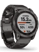 Титановые часы с фонарем и солнечной батареей Garmin Fenix 7Х Sapphire Solar DLC (010-02541-27) темно-серые с титановым ремешком - изображение 9