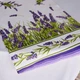 Скатерть для обеденного или кухонного стола, ткань-рогожка, рисунок Лаванда (150см*110см). - изображение 10
