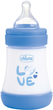 Пляшка для годування пластикова Chicco Perfect 5 Love із силіконовою соскою 0+ міс. 150 мл Блакитна (20211.21.40) - зображення 1